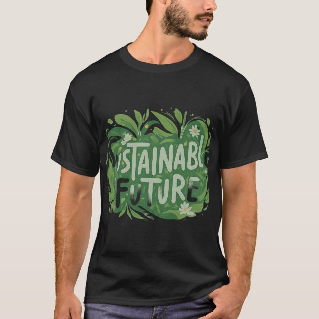 Esta design de camiseta transmite uma (Frente)