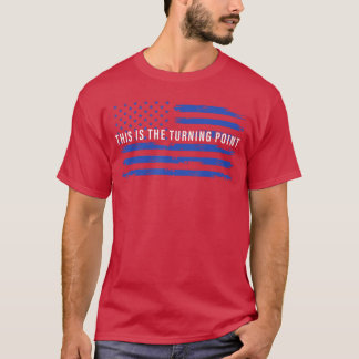 Esta é a camisa Pointee da bandeira dos EUA para h