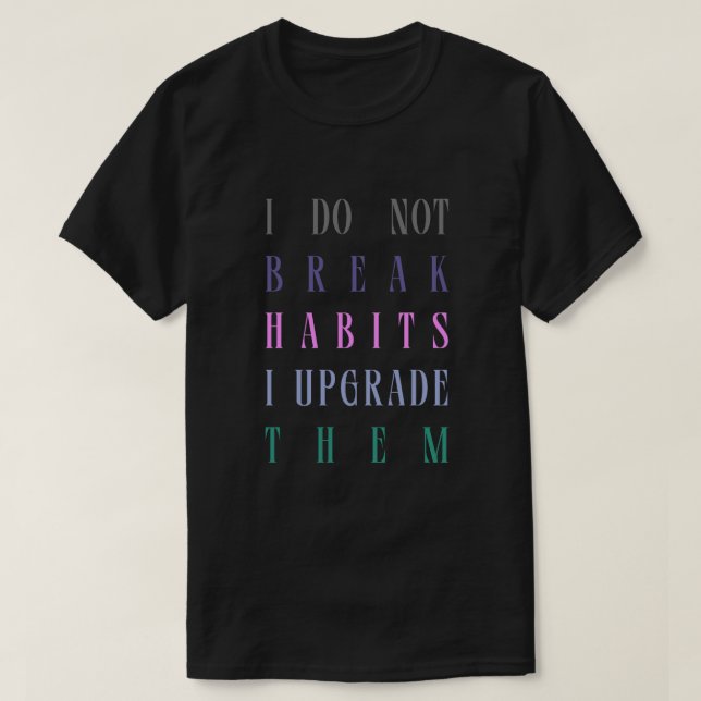 Esta é a camiseta do Hábito (Frente do Design)