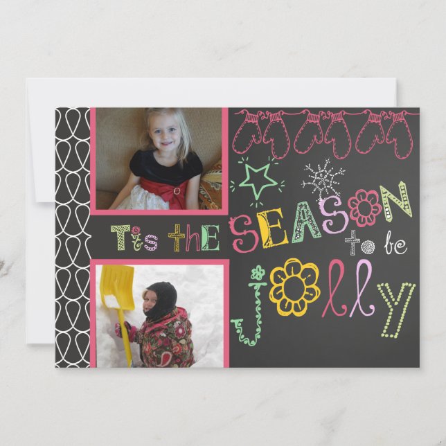 Esta é a estação para ser Cartão com fotos de Féri (Frente)