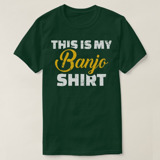 Esta é a minha camisa banjo (Frente do Design)