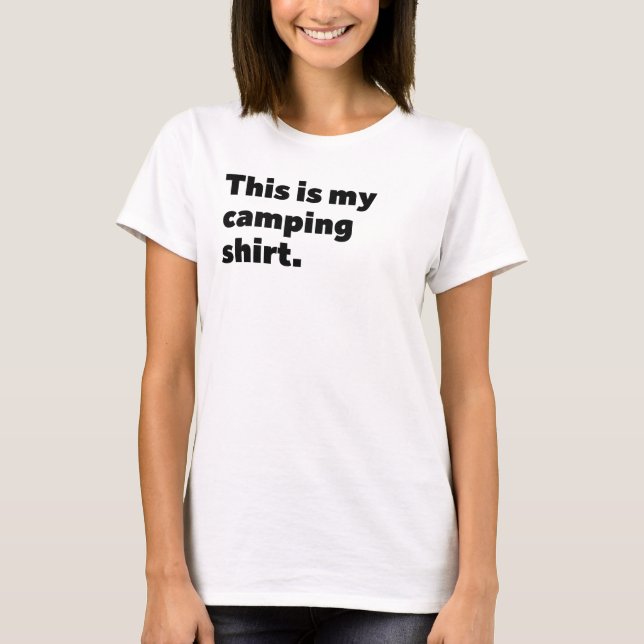 Esta é a minha camisa de acampamento (Frente)
