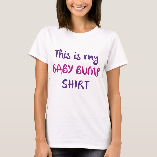 Esta É A Minha Camisa De Bump Bebê (Frente)