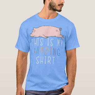 Esta é a minha camisa de castigo Engraçada Porco P