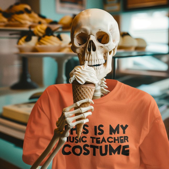 Esta É A Minha Camisa De Costume De Professora De  (This Is My Music Teacher Costume Shirt)