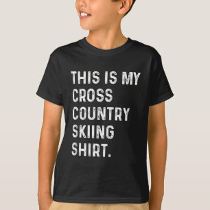 Esta É A Minha Camisa De Esqui Cruzada - Esqui De