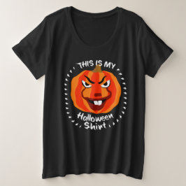 🎃 Esta É A Minha Camisa De Halloween - Engraçada