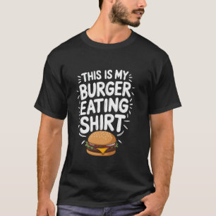 Esta é a minha camisa de hambúrguer, Cheeseburger