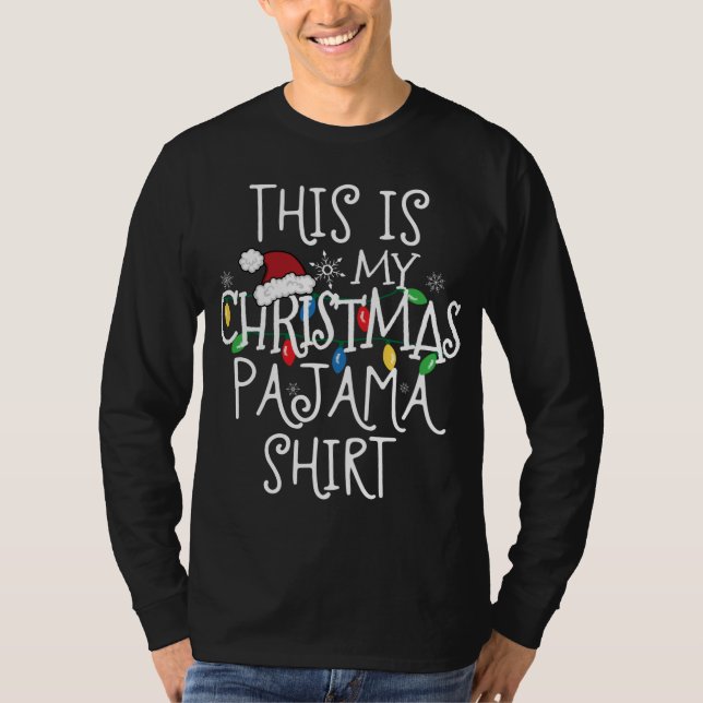 Esta É A Minha Camisa De Pajama De Natal (Frente)