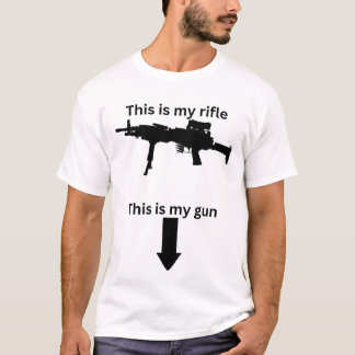 Esta é a minha camisa de rifle