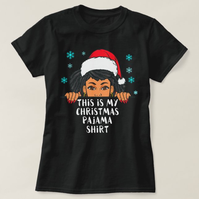 Esta é a minha camisa feia do pijama de natal (Frente do Design)
