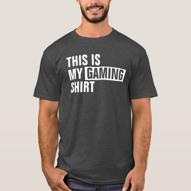 Esta é a minha camisa GAMING (Frente)