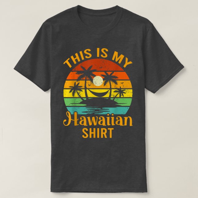 Esta é a minha camisa havaiana Aloha Hawaii (Frente do Design)