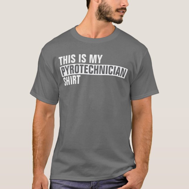 Esta é a minha camisa PYROTECNICIANA (Frente)