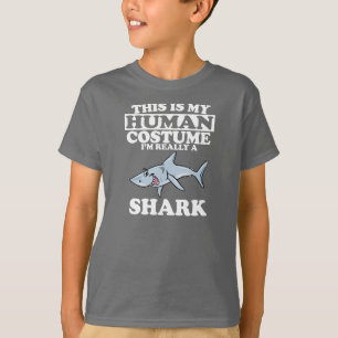 Esta é a minha fantasia humana, sou uma camiseta