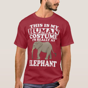 Esta é a minha fantasia humana, sou uma camiseta 