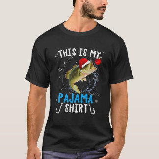 Esta É A Minha Pesca De Natal Com Camisetas De Nat