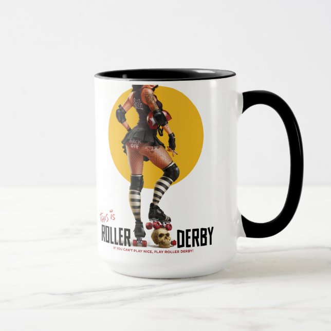 Esta é caneca de Derby do rolo (Direita)