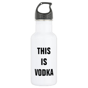 Esta é garrafa de água da vodca