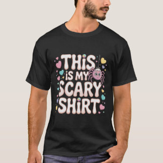 Esta É Minha Camisa Assustadora Diversão De Aranha
