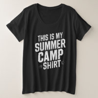 Esta É Minha Camisa de Acampamento de Verão Direto
