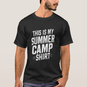 Esta É Minha Camisa de Acampamento de Verão Direto