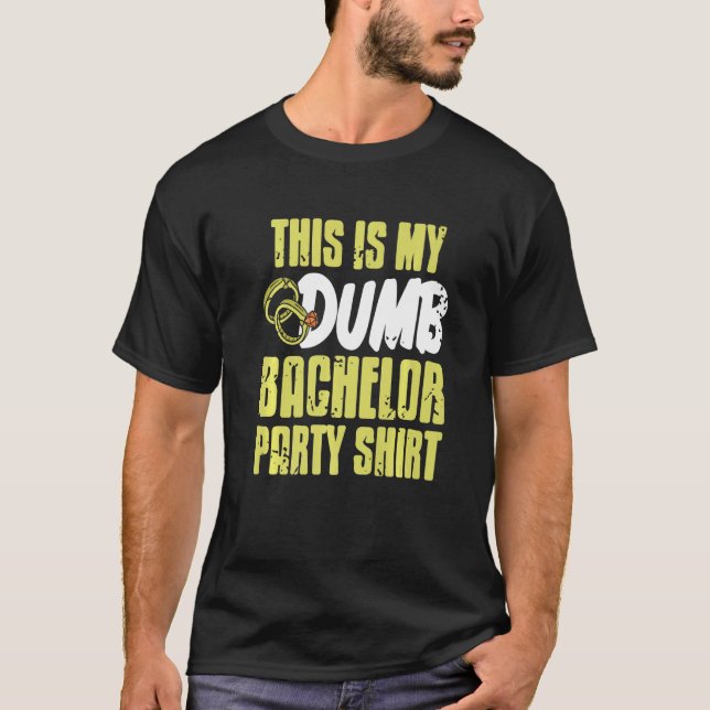 Esta é Minha Camisa de Despedida de Solteiro Idiot (Frente)