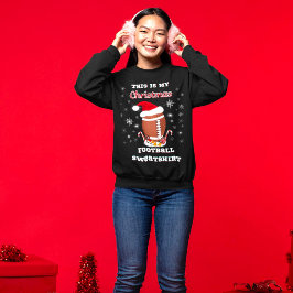 Esta é Minha Camisa de Futebol de Natal Com Lanche