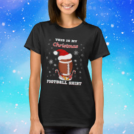 Esta é Minha Camisa de Futebol de Natal Com Lanche