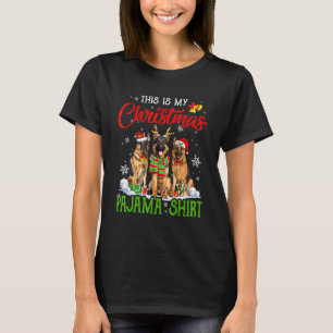 Esta é Minha Camisa de Natal do Cachorro Pastor Al