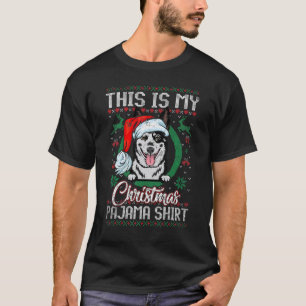 Esta é Minha Camisa de Natal   Papai Noel Gato Aus