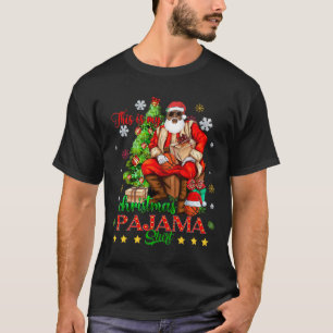 Esta é Minha Camisa de Natal Preta Afro-Americana