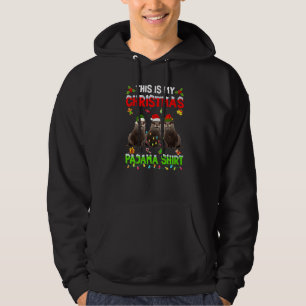 Esta É Minha Camisa De Natal Xmas Tropa De Lontra