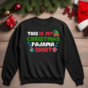 Esta É Minha Camisa De Pijama De Natal Camisola Di