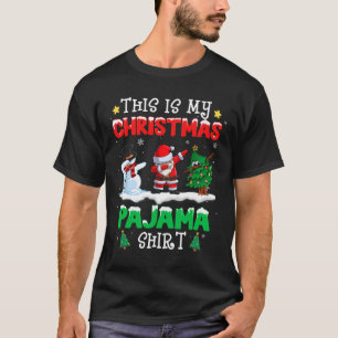 Esta É Minha Camisa de Pijama de Natal Divertida P