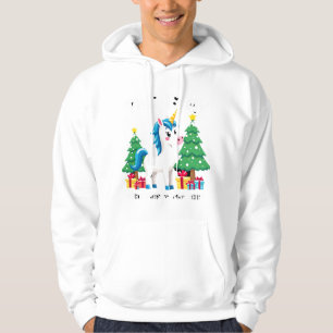 Esta é Minha Camisa de Pijama de Natal Unicórnio P