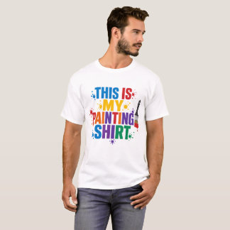Esta é Minha Camisa de Pintura Amantes da Arte Div