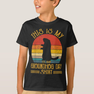 Esta É Minha Camisa Do Dia Da Toupeira Engraçada T