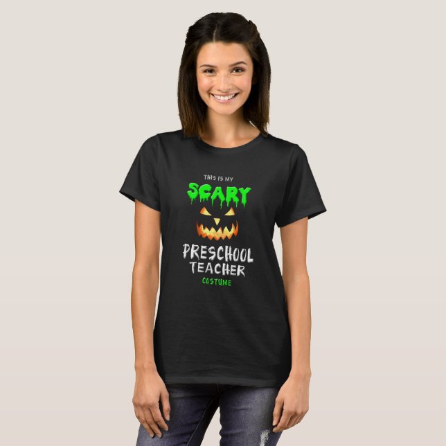 Esta é minha camisa pré-escolar assustador do (Frente Completa)
