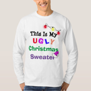 Esta é minha camiseta humorística do Ugly Christma