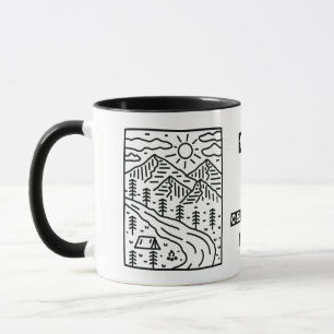 Esta é minha caneca de acampamento engraçada canec