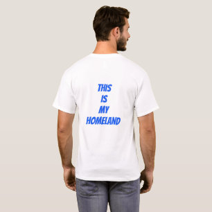 Esta é minha terra natal, Israel, camisa sionista