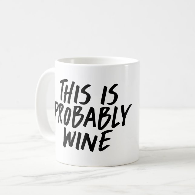 Esta é provavelmente caneca de café do vinho (Frente Esquerda)