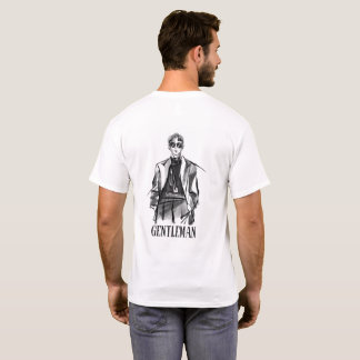 esta é uma camisa branca para homens