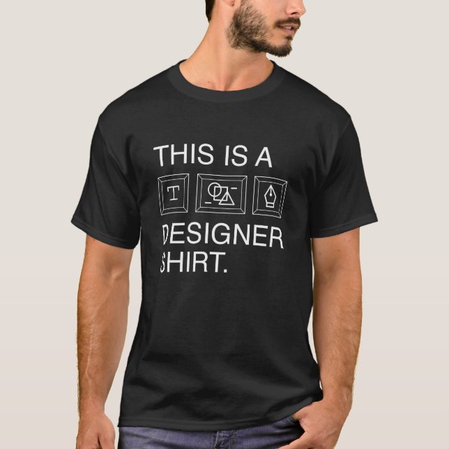 Esta É Uma Camisa De Designer (Frente)