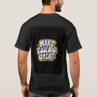 Esta é uma camiseta preta de manga curta para home