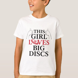 Esta Garota Ama Camiseta de Frisbee de Grandes Dis