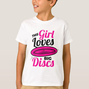 Esta Garota Ama Camiseta de Frisbee de Grandes Dis