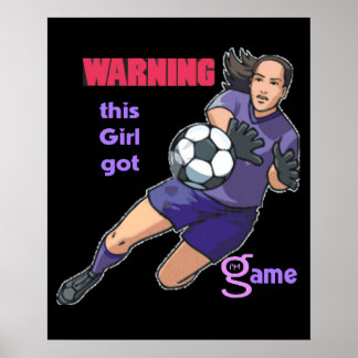 Esta garota ganhou Poster de jogo (futebol)