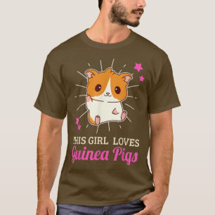 Esta Menina Adora Camiseta De Suínos